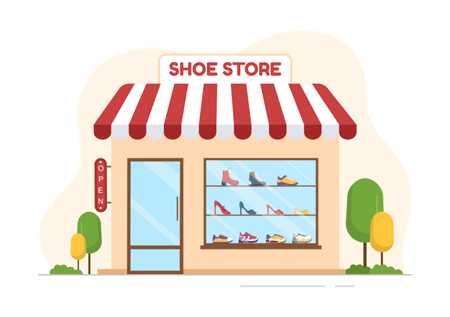 shoe store cliparts